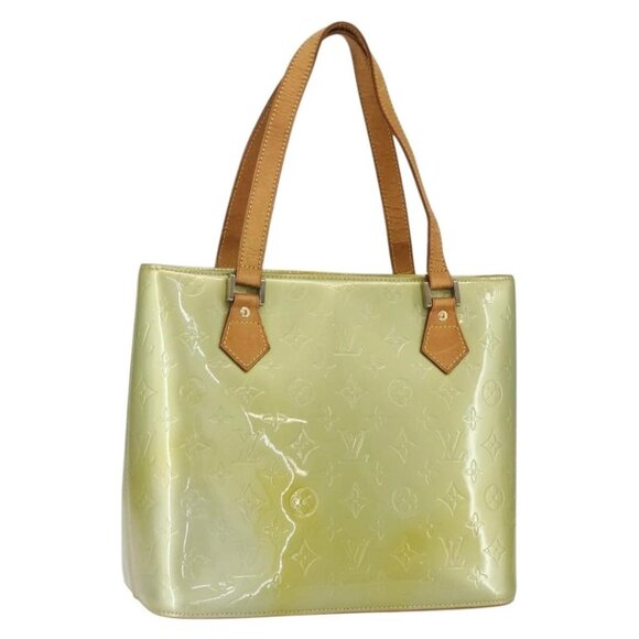 LOUIS VUITTON Monogram Vernis Houston Hand Bag Gris